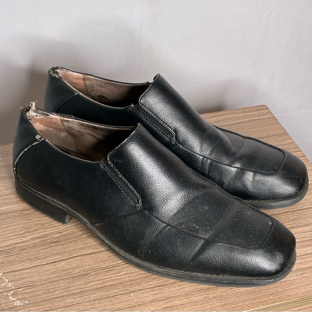 Merona Men's Black Slip-On Dress Shoes size 10